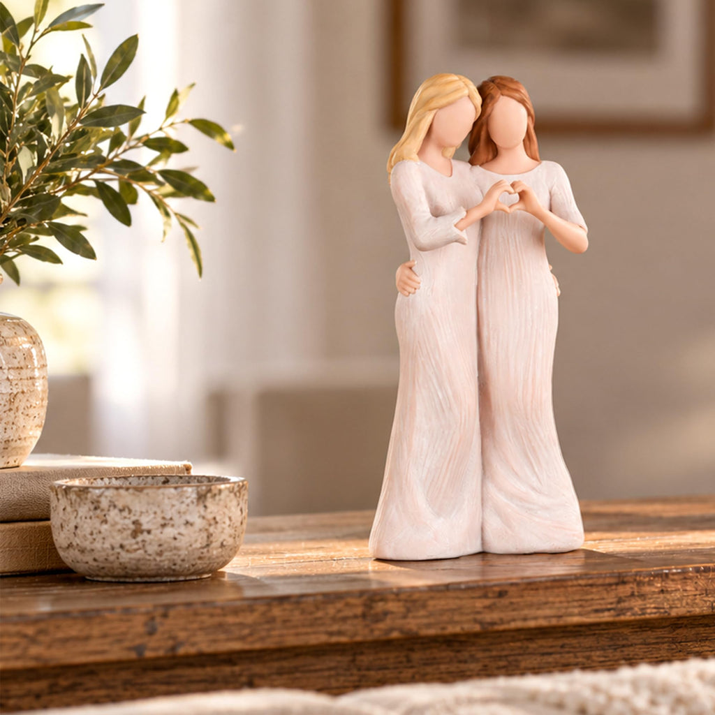 Storieme Sister Figurines - Best Friend Birthday Gifts for Women