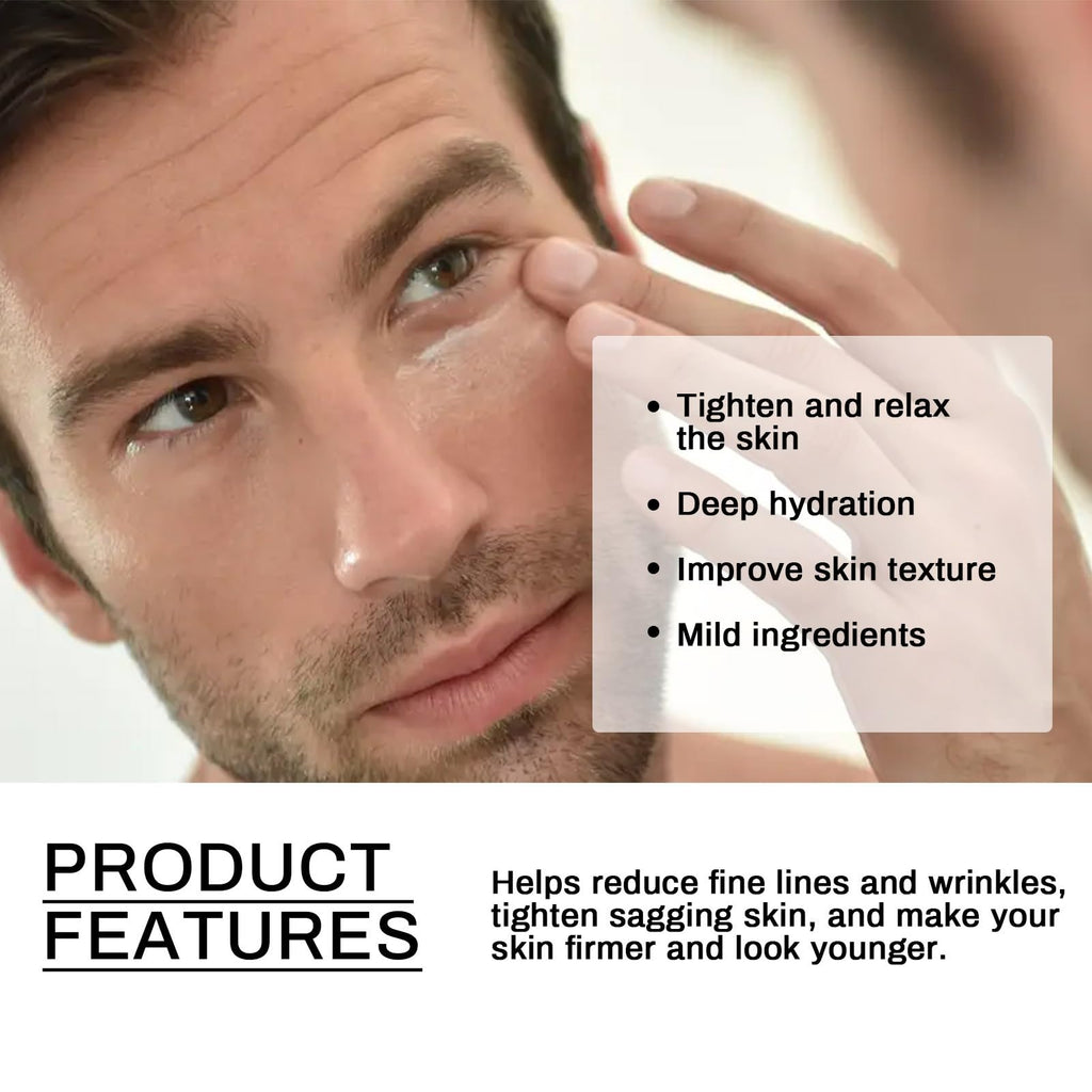 Tallow Skin Care for Men - Wrinkle Defense Tallow Balm, Tallow Face Moisturizer, Natural Tallow Men's Face Wash, Beef Tallow for Skin Face Moisturizer, Anti-Wrinkle Night Serum (1 Set)