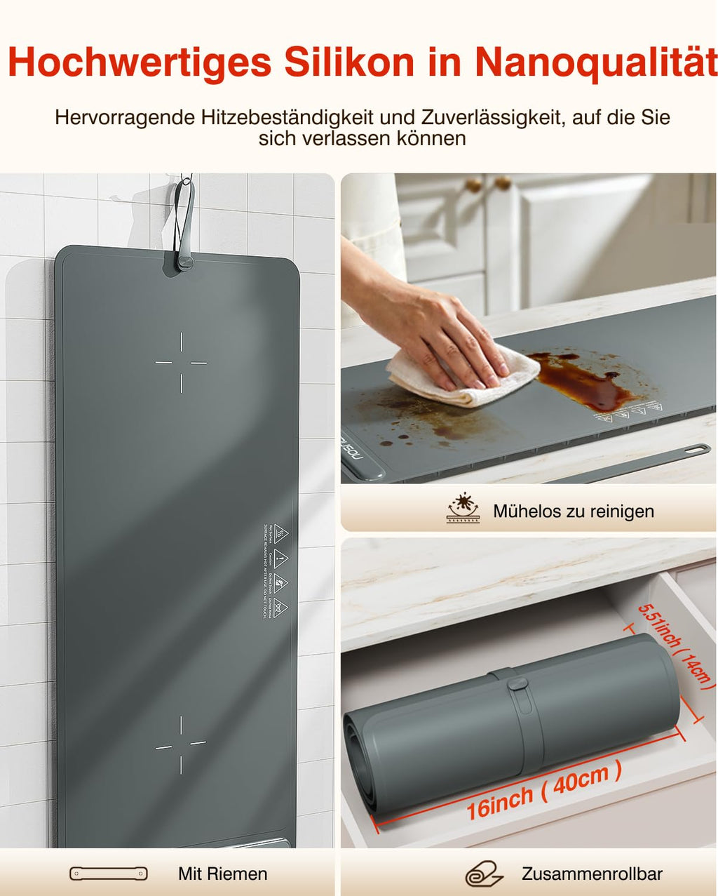 Warming Mat for Food (35"x16") - iTRUSOU Extra Large Electric Warming Tray with 7-Level Temp, 500W High-Power & 99H Timer - Rollable XL Large Food Warming Mat for Parties & Buffet