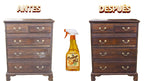 Howard Orange Oil 16 Ounce Two Bottles, Orange Wood Cleaner, Antique Wood Conditioner