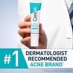 CeraVe Acne Control Gel, 2% Salicylic Acid Treatment With Glycolic Acid + Lactic Acids + Niacniamide, Acne Gel Helps Clear Blemishes Without Over Drying, Alcohol Free & Oil Free, 1.35 Fl Oz