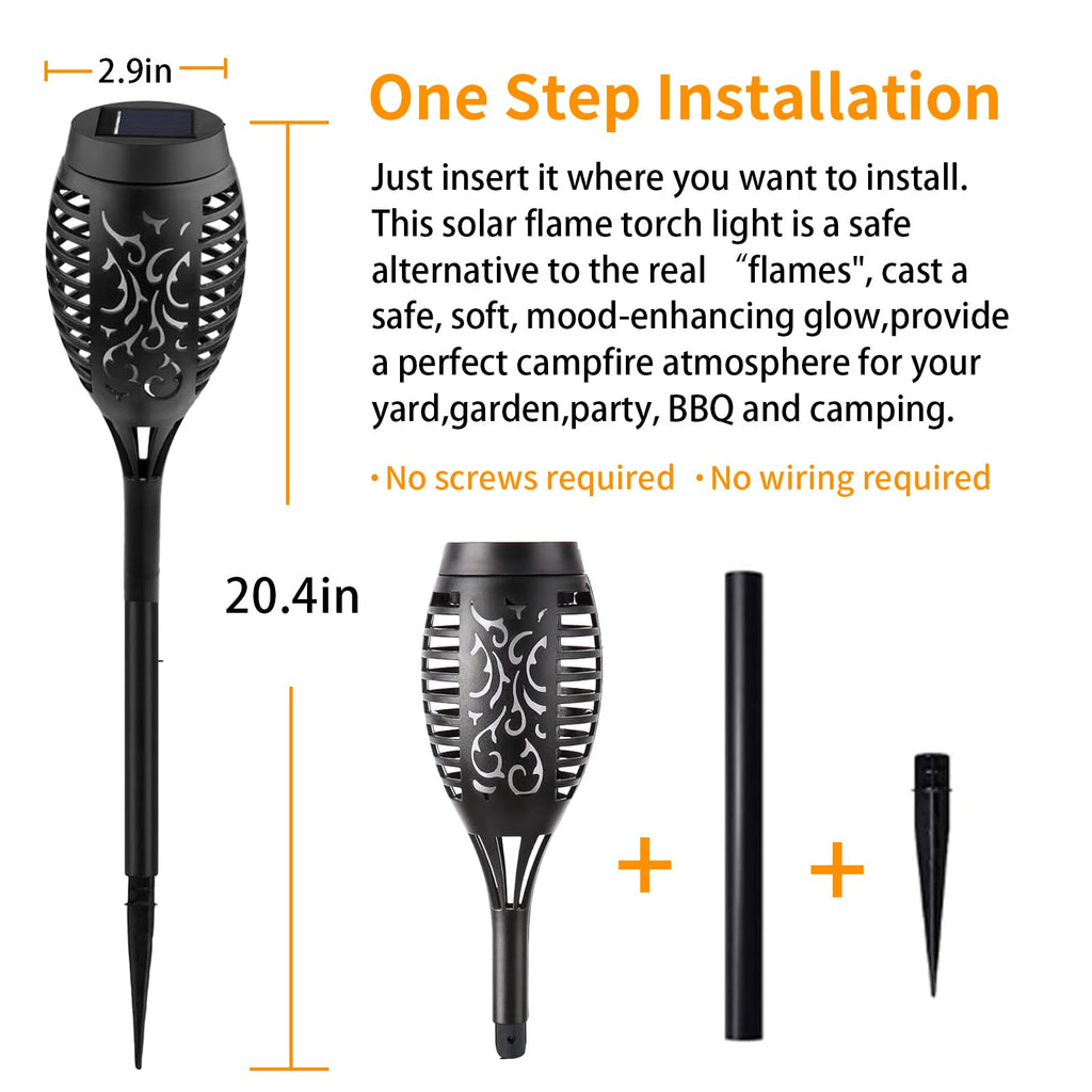 Swingers Solar Lights Outdoor, Halloween Solar Torch Lights