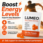 KWEZTY Lumeo Men’S Flavor Gummies, Lumeo Gummies, with Bromelain, Vitamin C, Enhances Taste & Scent Naturally, Energy & Vitality Support, Non-GMO, Gluten-Free, 60 Gummies