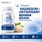 Bricker Labs Magtein & Lion's Mane Magnesium L-Threonate Supplement