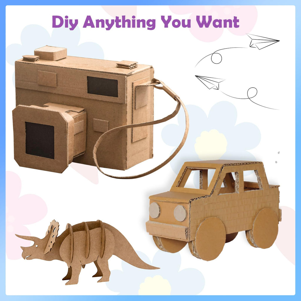 RLAVBL 50 Pack 8x10 Corrugated Cardboard Sheets, Flat Cardboard Inserts for Shipping, Mailing, Packing, DIY Crafts