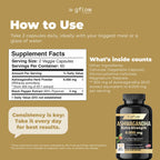 gflow vitamins Ashwagandha Supplements for Women and Men 6000mg | Sleep, Mood and Energy Support | Extra Strength, Vegan Friendly, Non-GMO, Made in USA