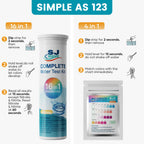SJ WAVE 22 in 1 Water Test Kits - 10 Strips Drinking Water Test Kit, Home Tap and Well Water Tester