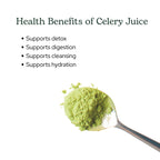 Eclectic Herb - Organic Celery Juice Powder | Nutritional Supplement | Hydration + Wellness Support, Vitamins + Minerals | Freeze Dried, USDA Organic, Non-GMO, Vegan, Gluten Free (3.2 oz | 90 g)