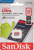 SanDisk 32GB Ultra® microSDHC 120MB/s A1 Class 10 UHS-I
