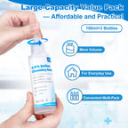 0.9% Saline Cleaning Solution, Normal Solution, Ready-to-Use for Daily Cleaning, Household Use, 100ml Each, 3 per Box, 300ml /10.56 FL OZ