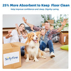 SOFYFINE Bed Pads Disposable 30" x 36" [100 Count] Adult Incontinence Underpads, Heavy Duty Absorbent Pee Pad, XL Chucks Leakproof, Extra Large Puppy Training Pad, Waterproof Baby Changing Pad