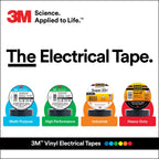 3M Scotch Super 33+ Electrical Tape, 3/4 in x 52 ft, 1 Roll, Black