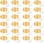 Brightown 24 Pack Fairy Lights Battery Operated for Holiday Decor