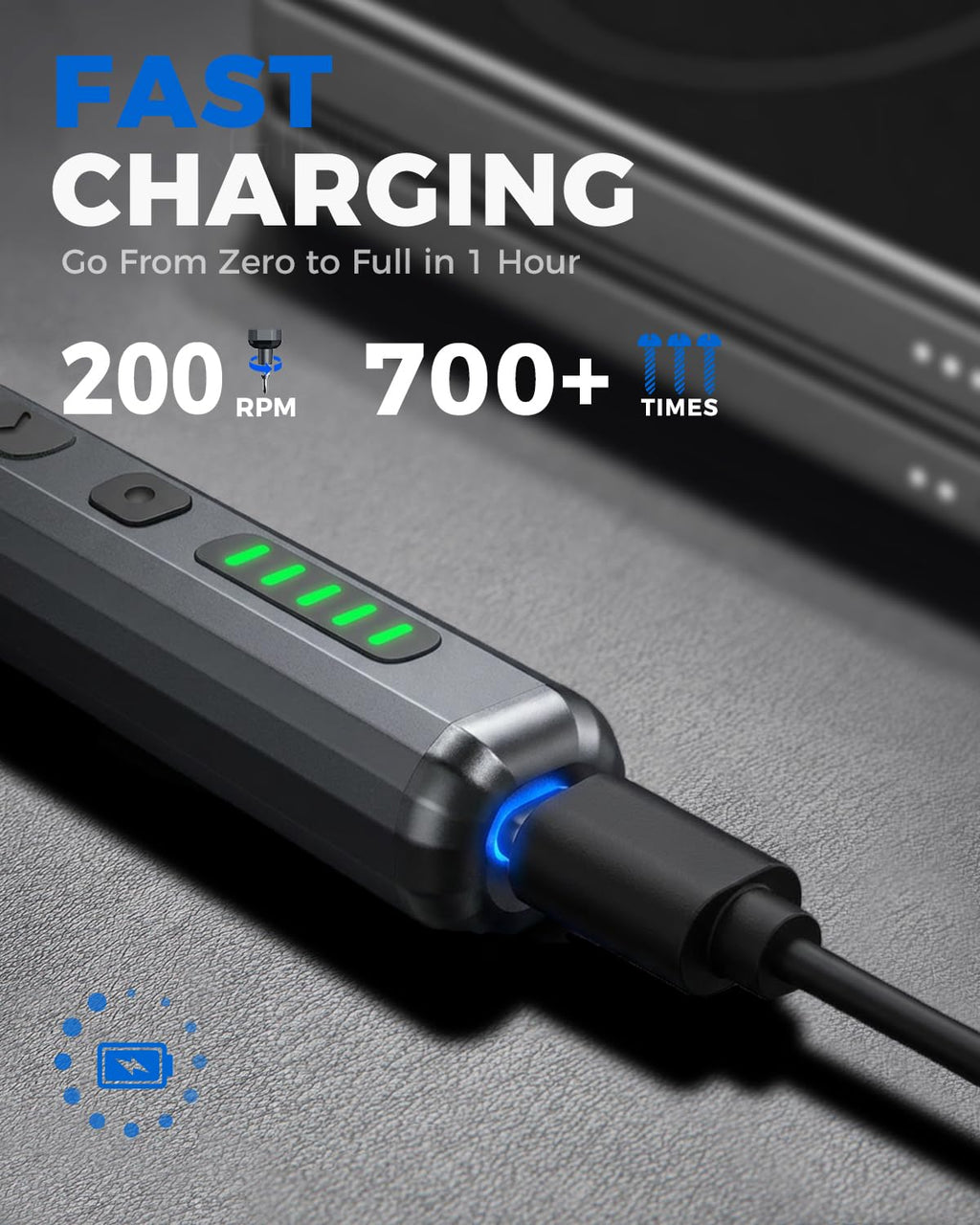 Mini Electric Screwdriver Set 140-IN-1: UnaMela Small Electric Screwdriver Cordless - 120 Precision Bits, 5 Torque Settings, LED Light, Magnetic Power Screwdriver Repair Tool Kit for PC RC Electronics