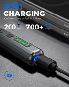 Mini Electric Screwdriver Set 140-IN-1: UnaMela Small Electric Screwdriver Cordless - 120 Precision Bits, 5 Torque Settings, LED Light, Magnetic Power Screwdriver Repair Tool Kit for PC RC Electronics