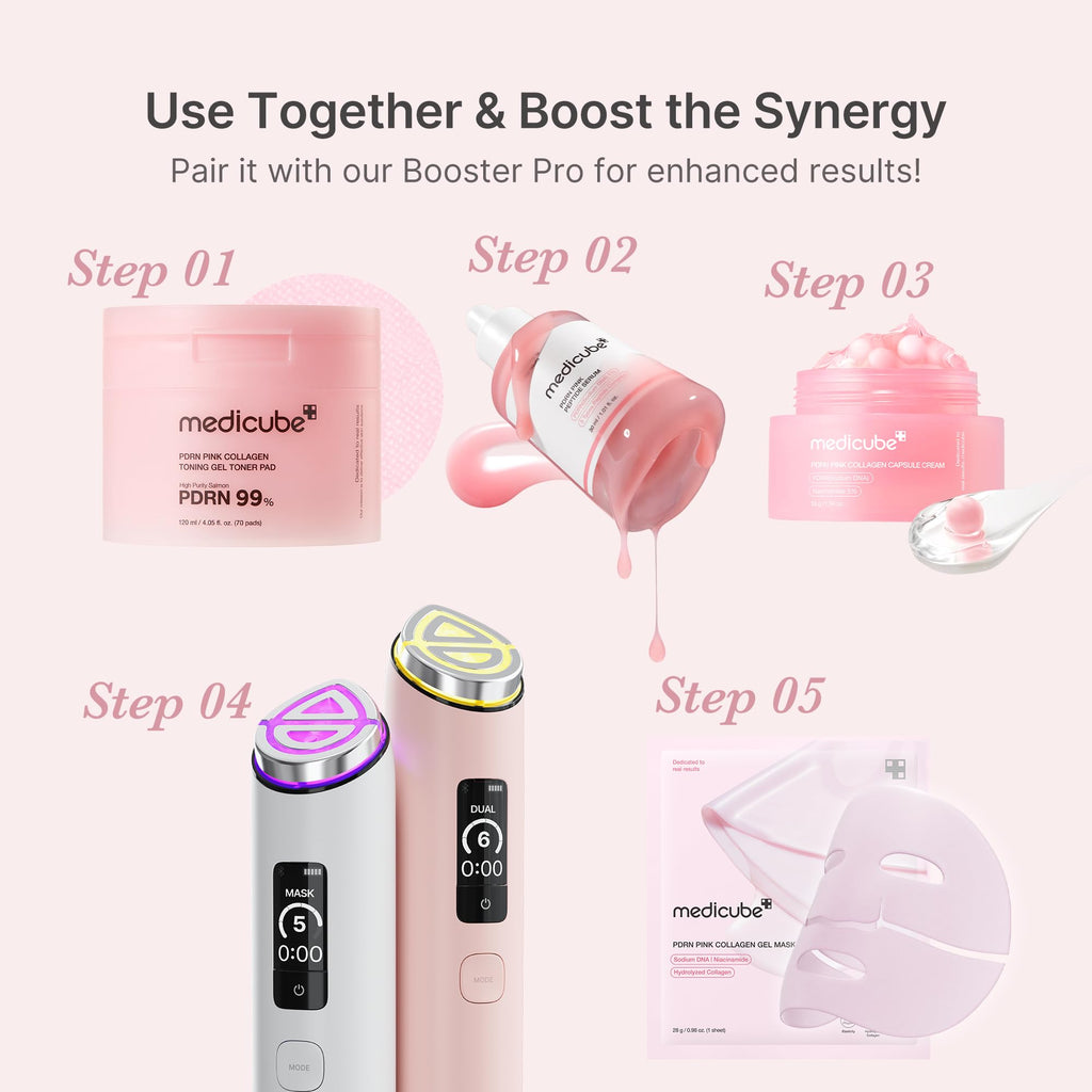 medicube PDRN Pink Peptide Serum with Rose PDRN