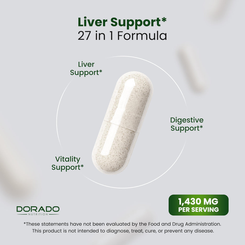 Liver Cleanse Detox & Repair (27 in 1 Formula - Milk Thistle, Dandelion Root, Turmeric, Artichoke Extract & More) - Detox Cleanse Supplement, Liver Support for Adults, Vegan - 60 Capsules (Pack of 2)
