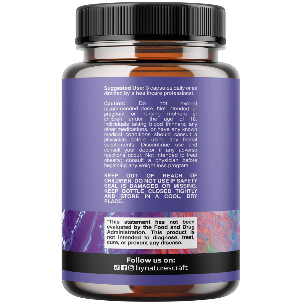 Triple Magnesium Complex Supplement - High Absorption Magnesium Glycinate, Malate & Taurate Blend for Muscles, Energy Support & Heart Health - Triple Mg Complex 400 mg Capsules - 120 Count