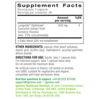 Igennus Longvida Lipidated Curcumin 500mg, Ultra Bioavailable & Sustained Action, 65x Higher Plasma Levels, Intensive Support, Free-Form Curcumin, Vegan, 90 Capsules
