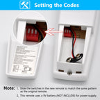 Replacement Remote for Hampton Bay Hunter Ceiling Fan Remote Control, 303.9MHz w/Reverse Light Dimmer 3-Speed Wall Mount, for UC7078T CHQ7078T CHQ8BT7078T L3H2010FANHD Fan-HD HD6(Remote Only)