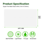 Garden Netting 10x33ft Ultra Fine Insect Netting Barrier Mesh for Plants