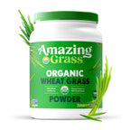 Amazing Grass Wheat Grass Powder: 100% Whole-Leaf Wheat Grass Powder for Energy, Detox & Immunity Support, Chlorophyll Providing Greens, 100 Servings