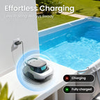 AIPER 2025 Scuba SE Cordless Pool Cleaner with 90-Min Runtime, 1665 GPH Strong Suction, Lightweight, Pool Vacuum for Above Ground Flat Pools up to 860 Sq.ft, Milky White & Teal