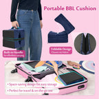 AOSSA BBL Pillow Brazilian Butt Lift Pillow After Surgery Seat Cushion Butt Pillow for Sitting Driving Post Recovery Booty Pillows Chair Butt Lift Buttocks Foam Cushion (Blue)