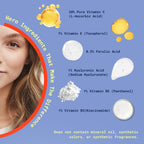 bioBare® Vitamin C, B, E & Ferulic Serum | 20% Pure Vitamin C Facial Serum with Hyaluronic Acid, Niacinamide & Ferulic Acid | L-Ascorbic Acid Serum for Dark Spots, Fine Lines, Wrinkles, Uneven Skin