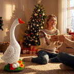 vchin Large Porch Goose Statue, 23 inch Large Porch Goose Statue