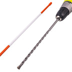 20 Pack - 72" x 5/16" Driveway Markers, Snow Stakes, Plow Stakes- Includes 12" Install Bit - Orange Reflective Fiberglass 6' (20)