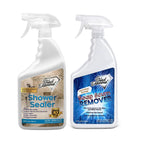 Black Diamond Stoneworks Natural Stone Shower Soap Scum Remover Spray. For Cleaning Bathtubs, Glass Doors, Tubs, Travertine, Marble, Tile. Heavy Duty, Safe Acid-Free Cleaner. Safe for fixtures.
