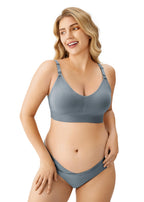 HBselect Women Maternity Bras 5 Pack Nursing Bras for Breastfeeding