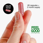 FeelGood Superfoods Vita Fruits and Veggies Capsules - 25 Superfood Ingredients, Fruit and Vegetable Multivitamin, 60 Count - for Men and Women - Vitamins A, C, D, E, B and Zinc