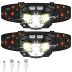 LHKNL Headlamp Flashlight, Lumen Bright Head Lamps LED Rechargeable Camping
