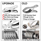 BESTEEL Upgraded 240 PCS Garden Clips, Greenhouse Clamps 100% Stainless Steel Heavy Duty Greenhuose Clips for Netting - Strong Grip to Hold Down Shade Cloth or Plant Cover on Garden Greenhouse Hoops