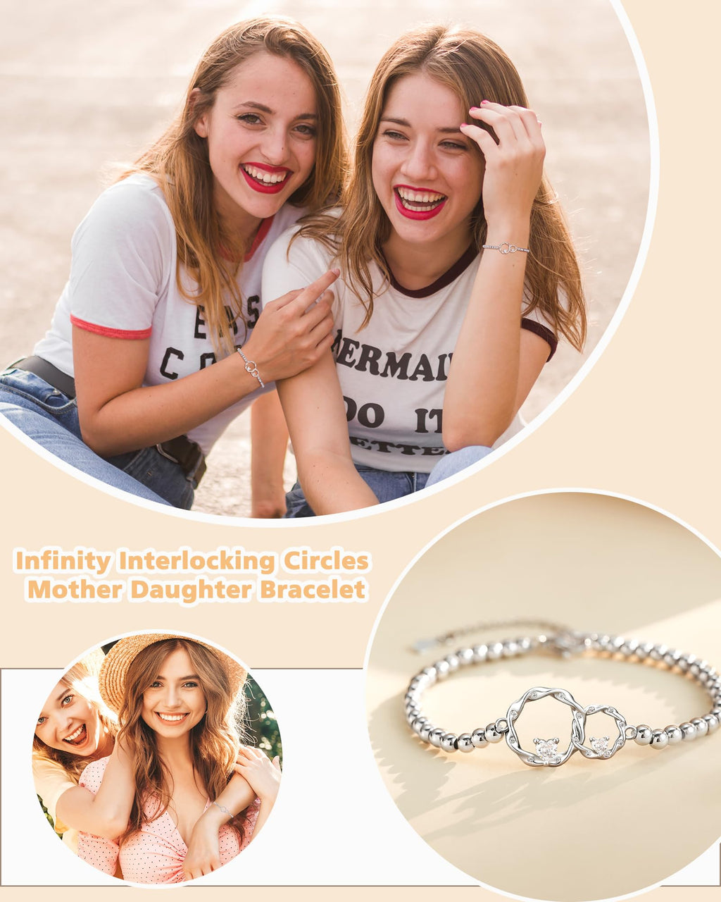 Tarsus Gifts for Sister, Birthday Sisters Gifts from Sister Bracelet