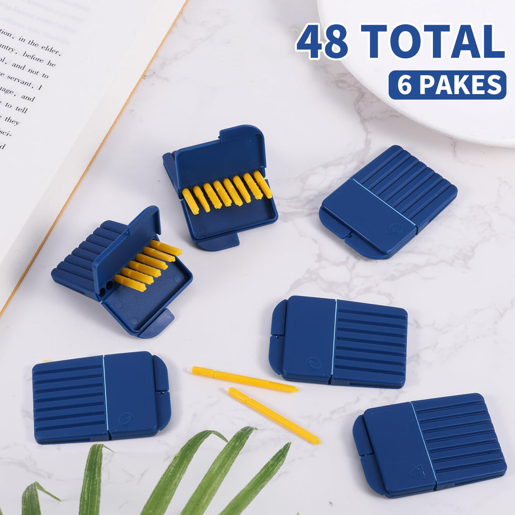MUUPEG 48Pcs Hearing Aid Filters for Starkey, Hearing Aid Wax Guards Filters, Ear Replacement Parts Cleaning Tool Accessories and Supplies, (6 Packs)