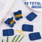 MUUPEG 48Pcs Hearing Aid Filters for Starkey, Hearing Aid Wax Guards Filters, Ear Replacement Parts Cleaning Tool Accessories and Supplies, (6 Packs)