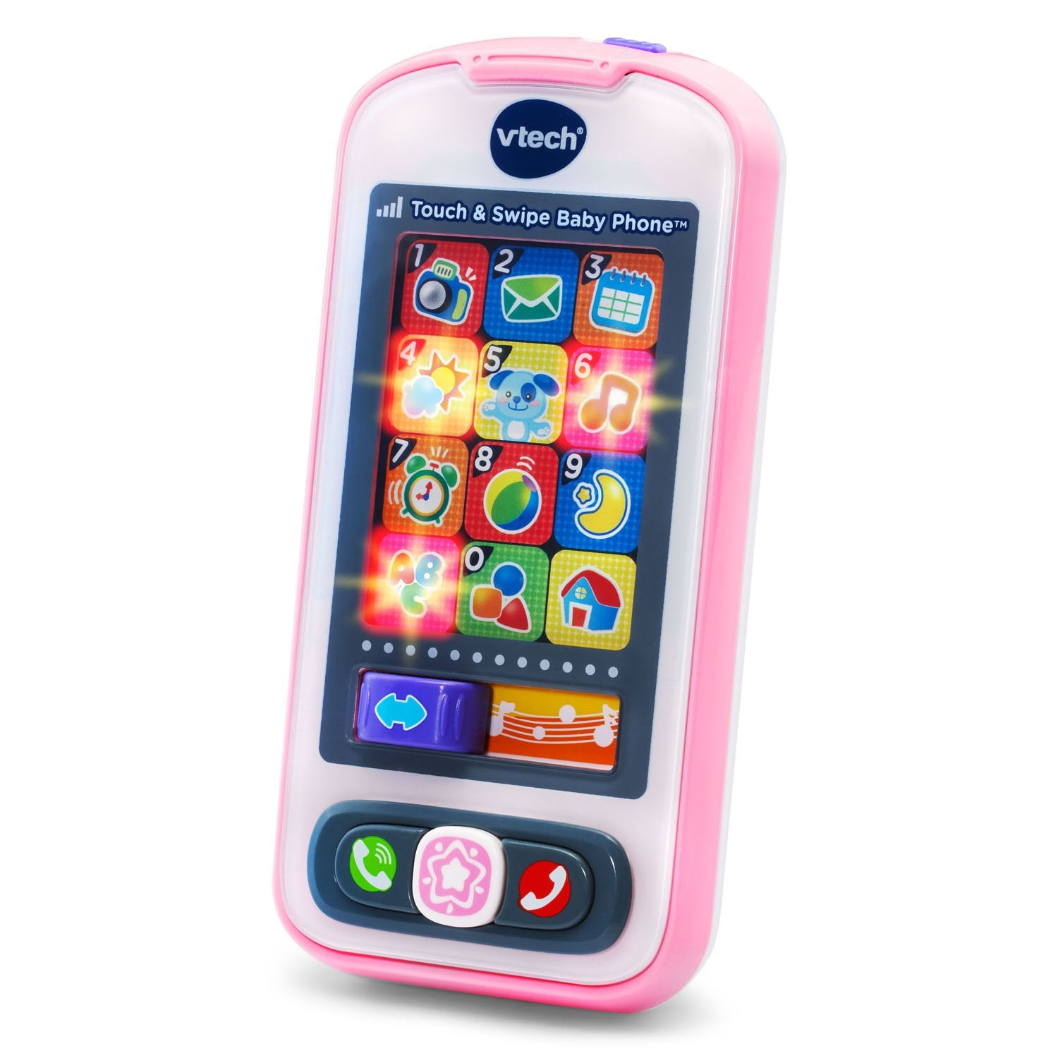 VTech Touch and Swipe Baby Phone, Pink