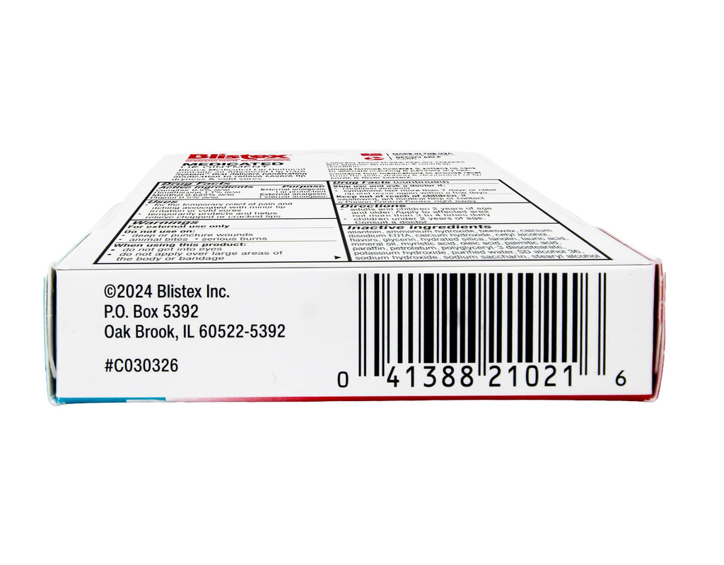Blistex Medicated Lip Ointment 0.21 oz (Pack of 8)