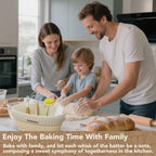 Sondiko Sourdough Starter Kit, Sourdough Bread Baking Supplies, Oval Banneton Bread Proofing Basket Set for Bread Making Tools Supplies, Gifts for Bakers