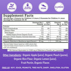 Llama Naturals Elderberry Gummies for Kids, Vegan, Organic Immune Support Supplement with Vitamin C and Zinc, Toddler Real Fruit Gummy Vitamins for Immunity, Chewable, No Added Sugar Cane, 60 Ct