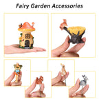 Sparkle Race Fairy Garden Accessories Kit with Miniature Figurines