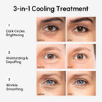 MAREE Eye Gels - Cooling Pads Under Eye Patches for Puffy Eyes and Dark Circles with Collagen & Hyaluronic Acid - Anti Wrinkles Under Eye Masks Skincare Treatment for Puffiness - Parches Para Ojeras