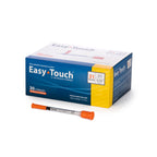 EasyTouch IW U-100 Insulin Syringes (31G 0.5cc 5/16") - 30 ct.