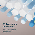 Philips Sonicare 5950 Series Electric Toothbrush, with Pressure Sensor, for Sensitive Gums, 6 Brushing Settings, SmarTimer, BrushPacer, 21-Day Runtime, Travel Case, Black, HX7131/03