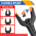 72 Pack 3.5 inch Plastic Spring Clamps, Black Heavy Duty Clips, Backdrop Clips, Plastic Clamps for Crafts, Backdrop Stand, Woodworking, Photography