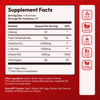 Creatine HCL for Adults 120 Gummies 6200mg - HCL Creatine Advanced Complex with L-Taurine + Vitamin B12 for Men & Women Muscle Strength & Builder, Energy Boost, Pre-Workout & Recovery Supplement