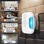 Ultrasonic Pest & Mouse Repeller, Indoor Pest Control, Ultrasonic Pest Repellent, Indoor Pest Control for Home, Kitchen, Office, Warehouse, Hotel, Two Mode Switching, 6 Packs